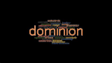 dominion synonym|definition of dominion.